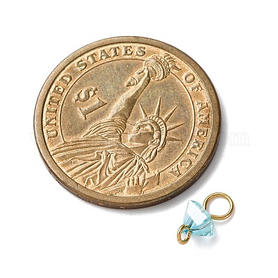 Подвески-соединители с треугольными звеньями из гальванического стекла PALLOY-JF04411-1