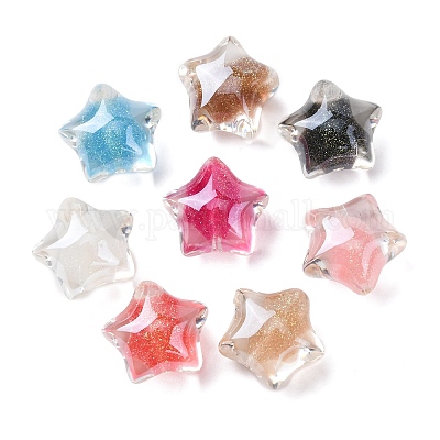 Светящиеся прозрачные шарики из смолы&nbsp;RESI-B039-16-1