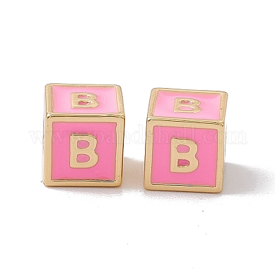 Стойки покрытие латунь эмаль бисер KK-B060-04G-05B-1