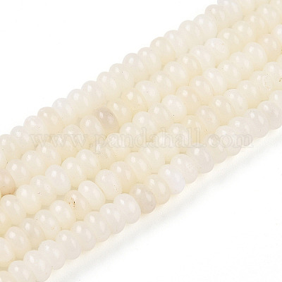 Натуральный белый опал африканские бусы пряди G-T140-75C-1