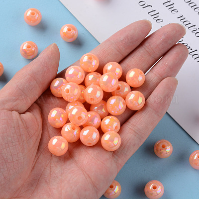 Непрозрачные акриловые бусины MACR-S370-D12mm-A12-1