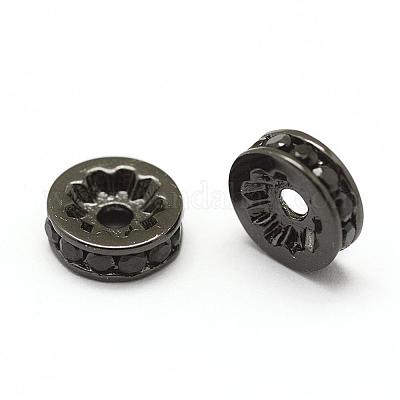 Латунь микро проложить класс aaa кубический цирконий шарик прокладки ZIRC-G100-8mm-61B-NR-1