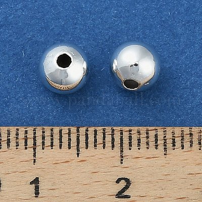 Круглых бусин латунные KK-A276-02B-S-1