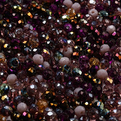 Прозрачные стеклянные бусины&nbsp;GLAA-G116-04B-1