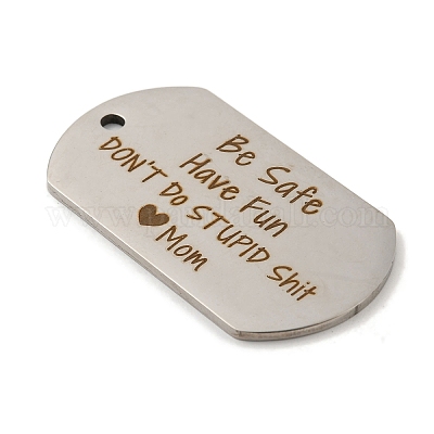 Подвески из нержавеющей стали 201 STAS-L079-01P-13-1