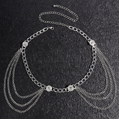 Цепочка из сплава с кисточками из монеты FS-WGC6A1A-02-1