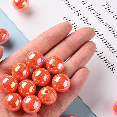 Непрозрачные акриловые бусины MACR-S370-D16mm-A35-1