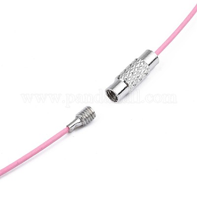 Проволока из нержавеющей стали ожерелье шнура поделки изготовления ювелирных изделий TWIR-R003-03-1