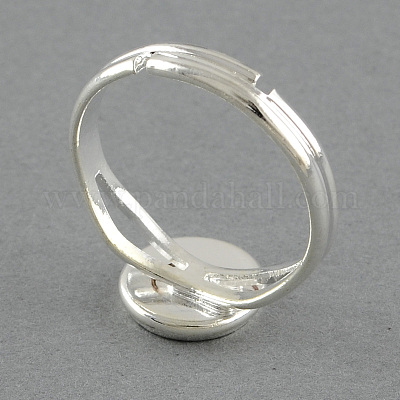 Регулируемая латунные сеттинги площадку кольцо MAK-S016-12mm-JN001S-1