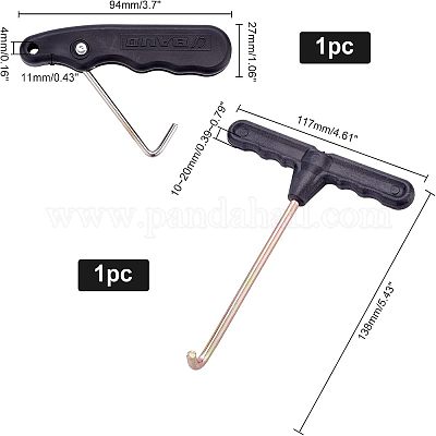 2шт. ПП пластиковый натяжитель ручка держатель TOOL-FH0001-36-1