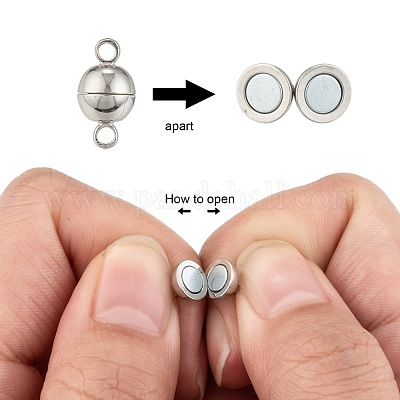 Стеллаж гальванический латунные магнитные застежки с петлями KK-F801-02A-P-1