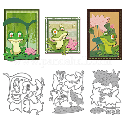 Углеродистая сталь разрезает трафареты DIY-WH0309-1962-1