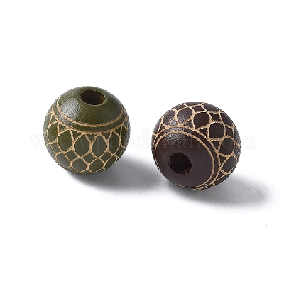 Деревянные бусины WOOD-M016-03B-1