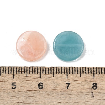 Непрозрачные акриловые бусины MACR-C037-08A-1