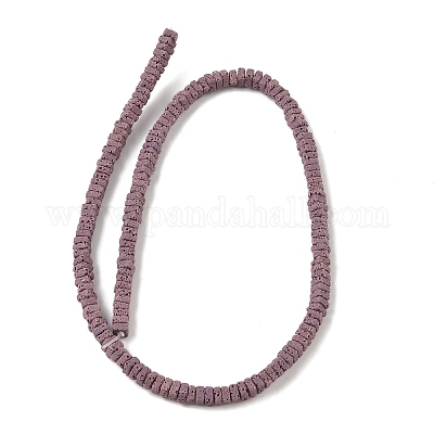 Нити бусин из искусственного камня лавы ручной работы PORC-P032-03M-1