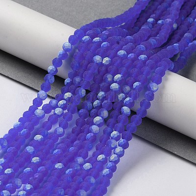 Прозрачные стеклянные бусины EGLA-A034-T4mm-MB31-1