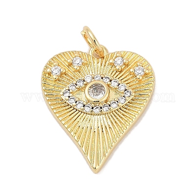 Латунные микро проложить кубического циркония подвески KK-U058-58B-G-1