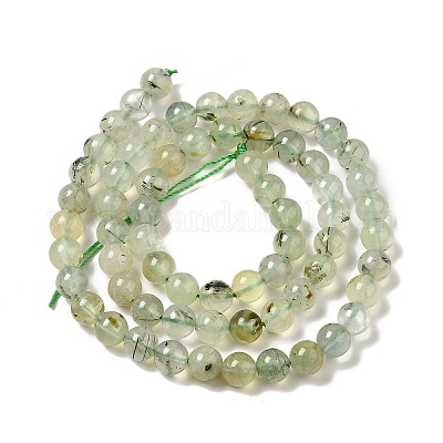 Природные пренит нитей бисера&nbsp;LS-G-S333-6mm-032-1