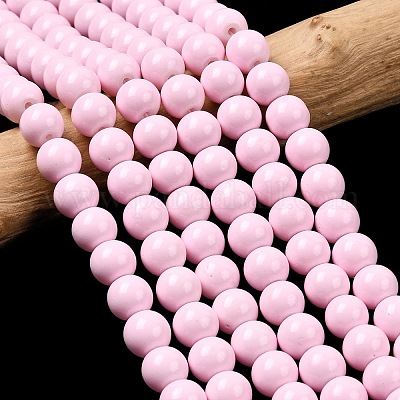 Окрашенные стеклянные бусины &nbsp;DGLA-S071-8mm-B2-1