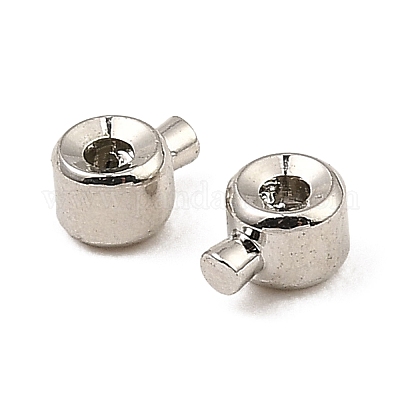 Зажимные бусины из латуни X-KK-Z030-17C-G-1