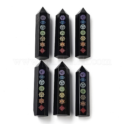 Башня из натурального обсидиана G-A096-01-1