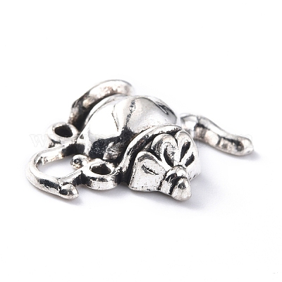 Подвески из сплава серии чайников в тибетском стиле TIBEP-E005-01AS-1