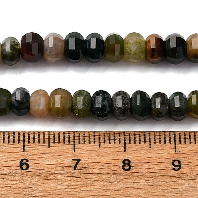 Природного индийского агата бисер нитей G-P587-D07-01-1