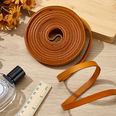 5 м плоская веревка из коровьей кожи OCOR-WR0001-77-1