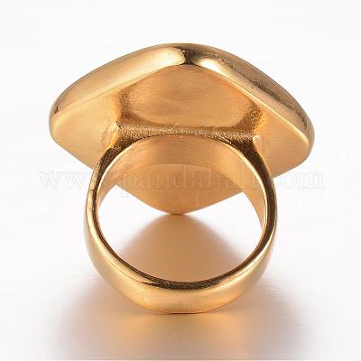 Ионное покрытие (ip) 304 нержавеющая сталь широкие кольца STAS-G067-04-19mm-1