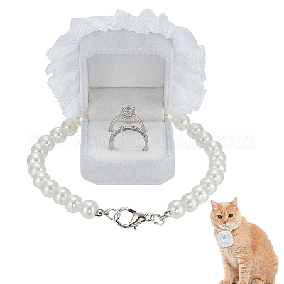 Полиэстеровые обручальные кольца для собак AJEW-WH0460-074P-01-1