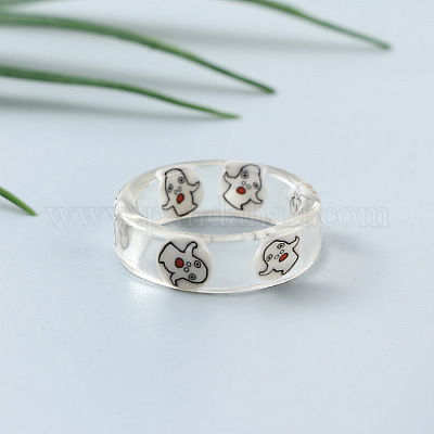 Прозрачные кольца из смолы для женщин WG107A9-18-1