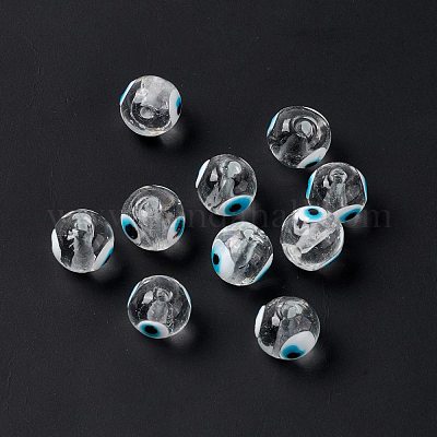 Ручной зло бусины глаз&nbsp;LAMP-F025-03F-1