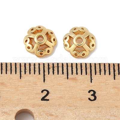 Шапочки и конусы для бусин KK-V015-03G-01-1