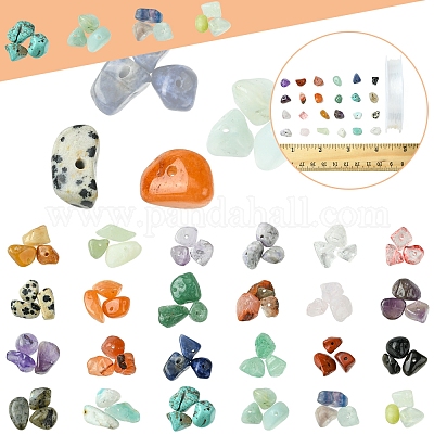 Наборы для самостоятельного изготовления браслетов из натуральных и синтетических драгоценных камней DIY-FS0008-22-1