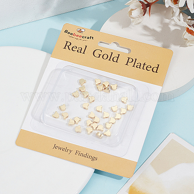 50 шт. Латунные бусины KK-BBC0013-16-1