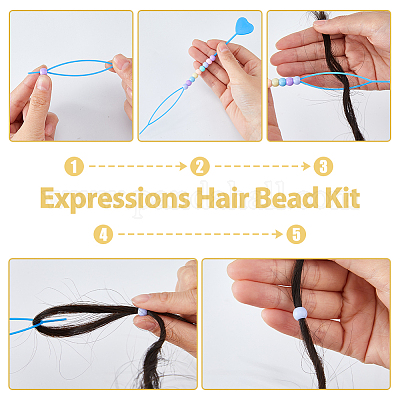 Набор инструментов для укладки волос и плетения кос OHAR-DC0001-08-1