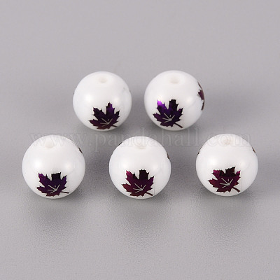 Гальванические стеклянные бусины EGLA-Q123-010E-1