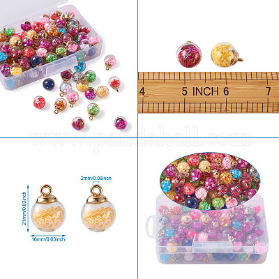 Прозрачные стеклянные глобусы подвесные наборы GLAA-TA0003-01-1