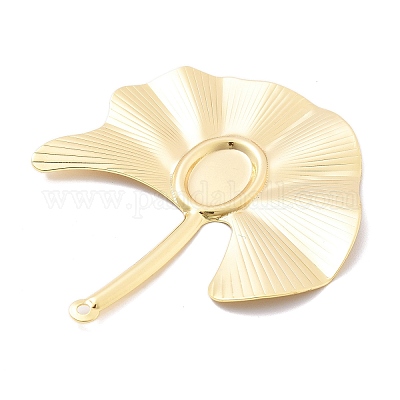 Латуни кабошон сеттинги подвески KK-B134-07G-1