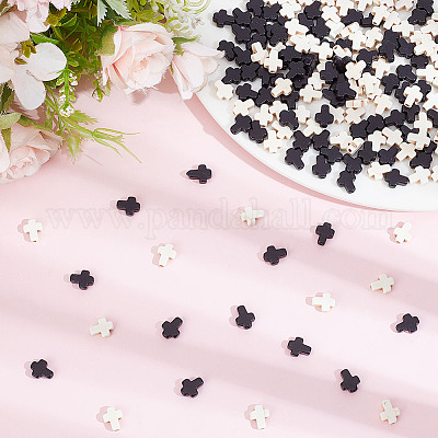 200шт 2 стиля синтетические бирюзовые бусины G-HY0001-50-1