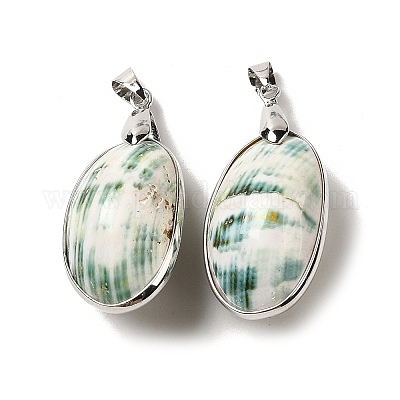 Гальванические подвески из натуральных ракушек KK-F868-07P-1