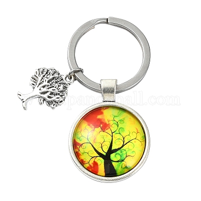 Брелки из сплава стекла KEYC-YW00008-12-1