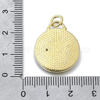 Латунные микро проложить кубического циркония подвески X-KK-V010-06G-01-1