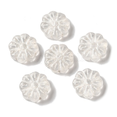 Прозрачные бусины лэмпворк&nbsp;LAMP-P065-03A-02-1