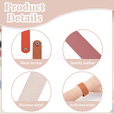 12 шт. 12 цвета плоские браслеты из искусственной кожи для женщин и мужчин BJEW-AN0001-83-1