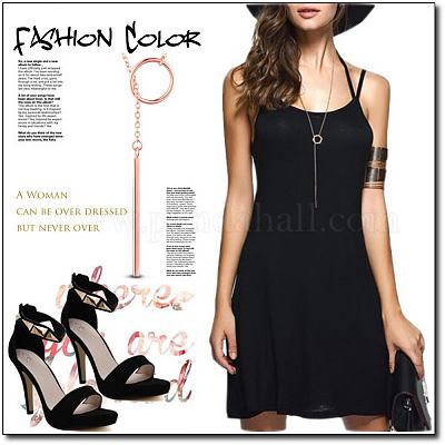 925 ожерелье лариат из стерлингового серебра JN473B-1