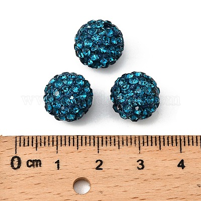 Бусины с класс А стразами RB-B027-21-1