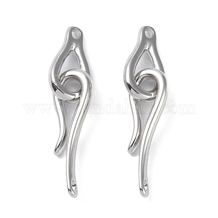 Крюк и глаз латунные застежки X-KK-B087-18P-1