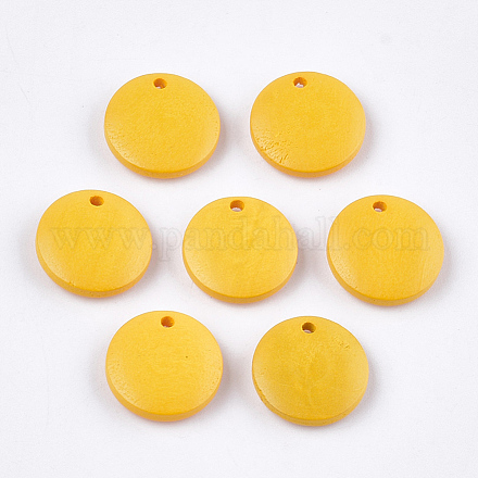 Расписные деревянные подвески WOOD-T021-16G-1