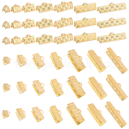 Латунные бусины конца для ленты&nbsp;KK-PH0003-96-1